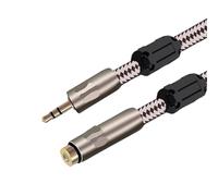 Mini Jack 3.5mm Extension Audio Cable Male to Female for Phone Headphone Stereo Car Speaker 3.5mm to 3.5mm OFC 75cm 1m 2m(White Straight Type,2m)