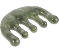 Mini Jade Massage Comb, Handmade Durable Material, Lightweight Comfortable Design, Adjustable Size, Non-Slip Grip, Photography Props, Formal Event, Social Gathering, Daily Wear Accessory