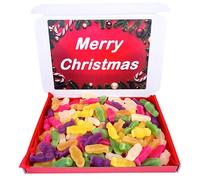 Mini Jelly Babies Gift Box Retro Sweets Christmas Hamper 400g Candy