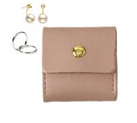 Mini Jewellery Travel Case | Rolling Case Jewellery Storage with Buckle - Roll Bag with Ring Compartment, for Earrings, Necklaces, Rings, Bracelets - Travel and Home