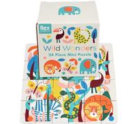Rex London Wild Wonders 24-Piece Mini Jigsaw Puzzle