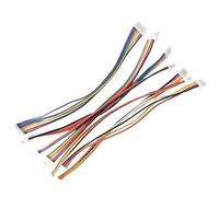 Mini JST SH 1.0mm Pitch Female Socket Terminal Plug Wire Connector SH 1mm 2 3 4 5 6 7 8 Pin 10CM 28AWG Electronic Wires Cable(Female to Female,50Pcs,2Pin)