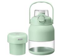 Mini Juicer, 16.9 fl oz / 500 ml Wireless Portable Automatic Blending Cup, USB Rechargeable Multifunctional Fruit Juice Cup with Detachable Lid, for Outdoor Sports and Travel