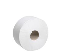 Mini Jumbo White 2 Ply Toilet Roll 60mm Core (1 x 12)