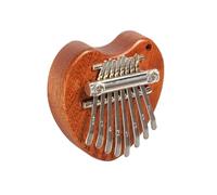 Mini Kalimba 8 Key Heart Shaped Finger Piano - Portable Thumb Piano | Musical Instruments Gifts for Children Adults Beginners Music Lovers Player