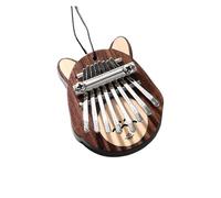 Mini Kalimba 8 Keys Thumb Piano - Portable Finger Piano for Beginners, Black Walnut & Maple Wood Musical Instrument