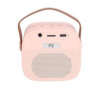 Mini Karaoke Machine, Mini Karaoke Portable Speaker with 2 Wireless Microphones for Family Party Entertaining