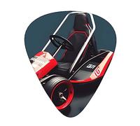 Mini Kartguitar Plectrum 12 Piece Set, 3 Thicknesses With Case For Bass Guitar, &Electric Guitar And More.