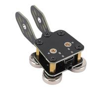 Mini Key Morse Radio Ham Send Telegram Double Paddle Morse Code Key with Magnetic Base 3.5mm Jack Type C Port for Smartphone Computer Ham Radio