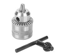 Mini Key Type Drill Chuck Electric Power Drill with Chuck Key for 0.6-6.5mm Drill Range 6mm Mount Hole (0.6-6 mm3/8-24unf)