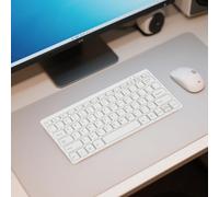 Mini Keyboard and mouse, Compact 78 Key Wireless USB Keypad, Slim Portable Keyboard with Chiclet Keys for Office, Travel, Small Desk, PC, Laptop, Plug and Play (B)