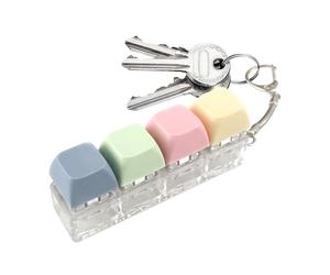 Mini Keyboard Toy, Fun Fidget Keychain, 4 Keys Design With Stress Relief Feature, Durable Desk Gadget, Backpack Accessory With Sleek Style, Boredom Breaker For Adults Home School Travel