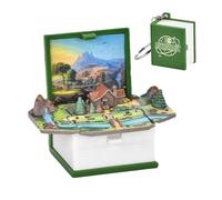 Mini Keychain 3D Book - Interactive Sensory Games Backpack Kenchivi Children, Miniature Toy Booklet, Educational Gift Idea | Anti-Stress for Children