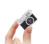 Mini Keychain Camera, 20MP 1080P Retro Digital Camera Small Tiny Video Camcorder, with 0.96 inch Screen, LED Flash, for Travel Study Recording (Black)