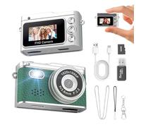 Mini Keychain Camera,Thumb Camera,Pocket Video Camcorder for Teens/Adults | 1080P,32GB Card,Retro Green,Gifts for Birthday,Back to School,Thanksgiving Day,Christmas,New Year,for Party,Travel,Daily Vlog