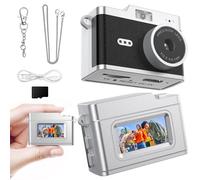 Mini Keychain Digital Camera 1080P, Ultra-Portable Small Retro Camera 32GB Card 6 Filters Video Recorder for Travel Study Camping Party Snap, Collectible Vintage Camera Gift for Kids Teens Beginners