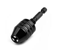 Mini Keyless Drill Chuck 0.3-8mm Self-Tightening Converter for Electric Drill - 1/4" Hex Shank Quick Change Adapter(0.3-6.5mm)