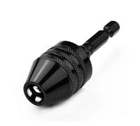 Mini Keyless Drill Chuck 0.3-8mm Self-Tightening Converter for Electric Drill - 1/4" Hex Shank Quick Change Adapter(0.8-8mm)