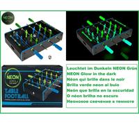 Mini Kicker Soccer Glows In The Dark NEON Green Table Soccer 495x300x90mm