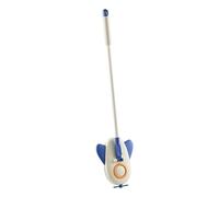 Mini Kids Mop Little Housekeeping Helper Tool for Holiday Preschool Birthday blue 74x14 cm