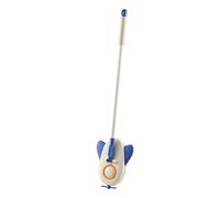 Mini Kids Mop Little Housekeeping Helper Tool for Holiday Preschool Birthday blue 74x14 cm