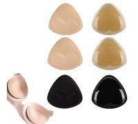 mini kitty Bra Inserts Self-Adhesive 3 Pairs Sticky Breast Enhancer Push up Pads Removable Padding for Bikini Swimwear Sports Bras Nightwear Swimsuit