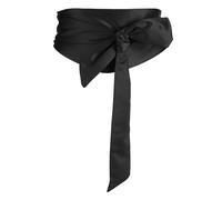 mini kitty Satin Waist Belt (Black, One size)
