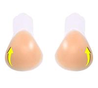 mini kitty Strapless Push Up Backless Bras, Breast Lift Invisible Bra, Silicone Adhesive Bra, Reusable Sticky Pasties Nipple Covers for Wedding Dress, Evening Dress, Backless Clothing