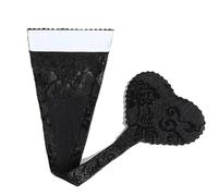 mini kitty Women’s C-String Invisible Strapless Thong Sexy Heart Cat Shaped Panty Underwear C Shape Self Adhesive Seamless Knickers (UK, Alpha, One Size, Regular, Regular, 1, black)