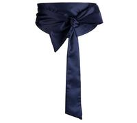 mini kitty Women’s Satin Sash Belts Self Tie Wrap Ribbon Bow Bridal Belt Bridesmaids Sash Dress Belt for Wedding Prom Evening Occasion (Blue, One size)