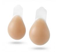 mini kitty Women's Push Up Silicon Bra (UK, Alpha, S, M, Regular, Regular, Beige)