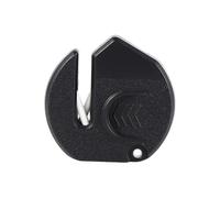 Mini Knife Sharpener,Portable Keychain Whetstone,Pocket Knife Sharpener,Multi-Function Sharpening Stone(Black)