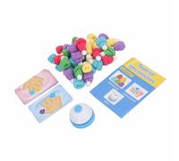 Mini Knitting Hat Toy, Thumb Cap Game, Color Recognition, Logical Thinking for Educational Tabletop Game with Family Bonding