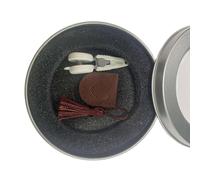 Mini Knitting Scissors Set with Protective Case and Storage Box,Tiny Craft Knitting Scissors Set,Sewing Small Clippers with Box for Crochet, Embroidery, Knitting and Cross Stitch