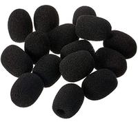 Mini Lapel Headset Microphone Windscreens Foam Microphone Covers 20pcs