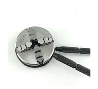 Mini Lathe Chuck 63mm 4 Jaw Mini Wood Lathe Chuck K02-63 Scroll Manual for Wood