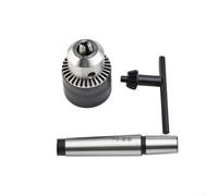 Mini Lathe Drill Chuck with MT2 Taper Arbor, Essential Tool for Precision Drilling in Light Applications