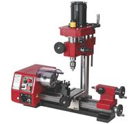 Mini Lathe & Drilling Machine - Bench Mounting - Variable Speed - 2x 150W Motors