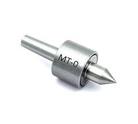 Mini Lathe Live Revolving Center MT0 Shank Double Bearing Precision Revolving Live Center Centre for Lathe Machine