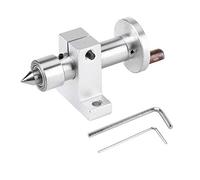 Mini Lathe Machine Revolving Centre, Adjustable Double Bearing Live Center with Wrench DIY Parts for Mini Lathe Machine Woodworking Tool