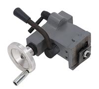 Mini Lathe Tailstock Rear Center Mount Replacement, Aluminum Die Casting Lathe Machine Woodworking Tool with Handle and Handle Screw, for 7x12 7x14 0618 CJ18A Lathes