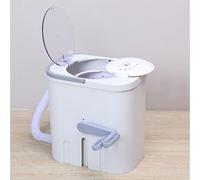 Mini Laundry Washer Manual Hand Clothes Washer With Drain Hose 11x15x15in Single Tub Laundry Washer Portable Washing Machine For Apartment RV Dorm
