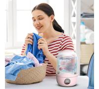 Mini Laundry Washer - Portable Rechargeable Cleaning Machine, Automatic Underwear Socks Cup, Compact Travel Washer Tool | Tiny Spaces RV Apartments Dorms Hotel Camping Living