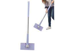 Mini Lazy Mop, Zero Touch Mini Mop With Clip Cloth Change, Locking Head Roating Dust Mops For Bathroom Kitchen Home Office Cleaning