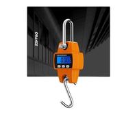 Mini LCD Digital 300kg Hanging Scale - Portable, Industrial Electronic, Heavy Duty, Weight Hook Crane Scale for Home & Farm, Sturdy & Safe (ge A)