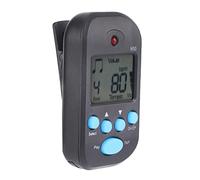 Mini LCD Digital Metronome, Portable Guitar Music Accessory, Tempo Beat Adjustable Volume Black - Lightweight Design, Tap Tempo Function, Ideal for Musicians and Practice