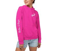 Mini Leaping Horse Personalised Horse Riding Horses Gift Hoodie Personalised Hoodie Equestrian Jumper Sweatshirts Name Horses Hoodies for Girls Hoodie (Bright Pink, Large - Adults)