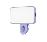Mini LED Fill Light 3 Color Cold Shoe For Video Conferencing Fill Light Phone Clip-on Photography Light Back Mobile