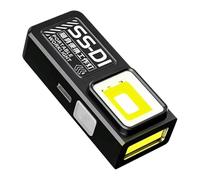 Mini LED Flashlight - Rechargeable Torch Light - Portable Bright Outdoor Lamp | High Power Lighting System Device, Compact Beam Tool for Hiking Fishing Walking Running Cycling Tent Work