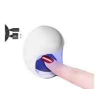 Mini Led Nail Lamp Kit, Professional Nail Dryer Machine 30S Fast Curing Led Gel With Usb Power White Creative And Exquisite Workmanship Clever design